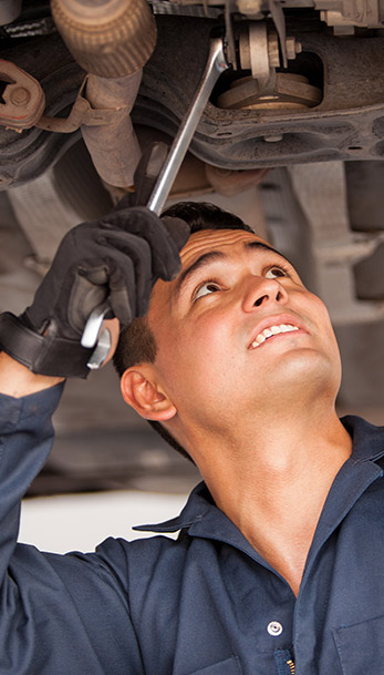 Technician Working on Car in Gainesville GA